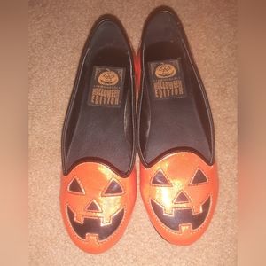 Strange Cvlt Strange Cult pumpkin flats size 6